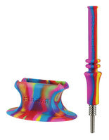 Pulsar RIP Silicone Vapor Straw w/ Stand - Tie Dye