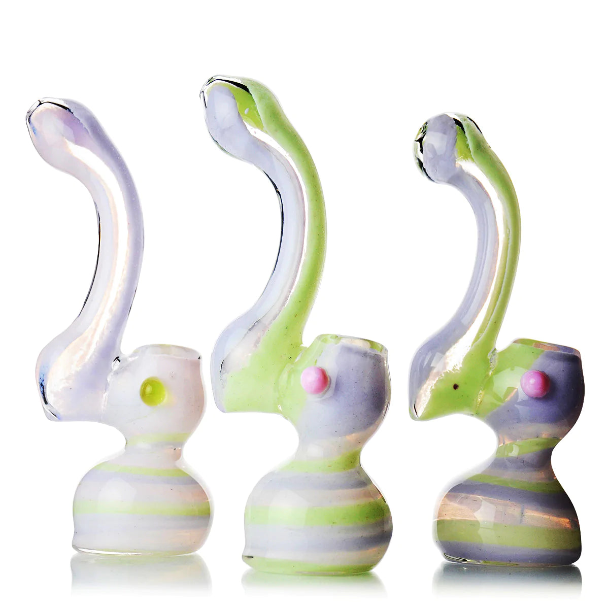 8" Slime Frit Bubble Gum Bubbler Approx 245 Grams