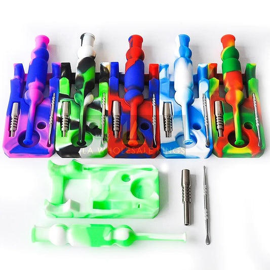 Silicone Nectar Collector Kit in Multicolor